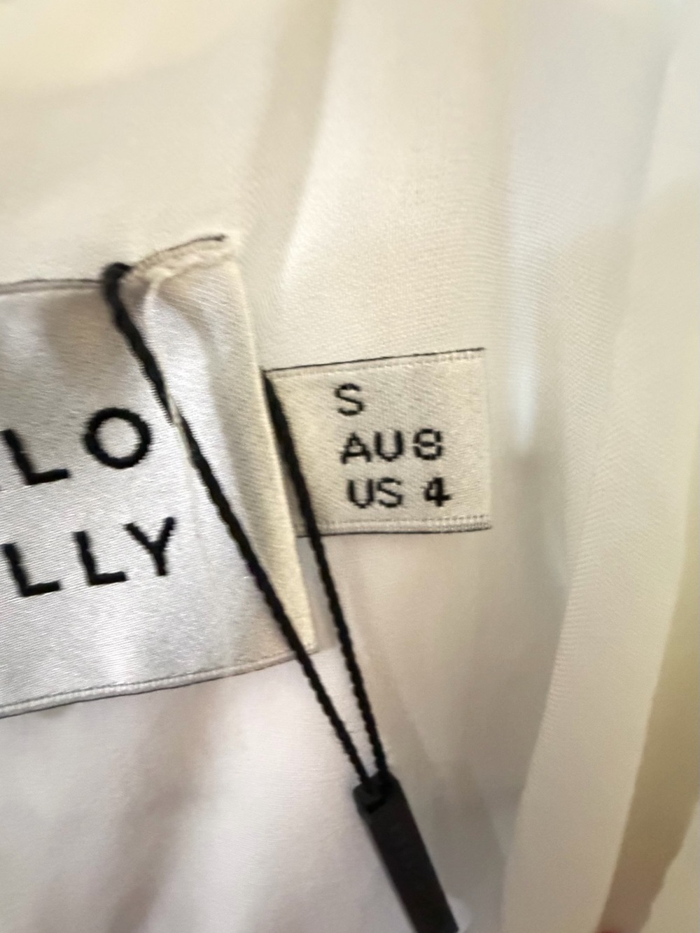 Hello Molly White Swiss Dot Ruffle Maxi Dress - Picture 4 of 6
